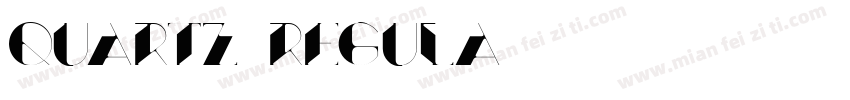 Quartz Regula字体转换